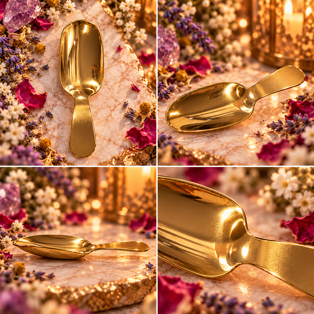 The Golden Spoon | Luxe Ritual Tea Scoop