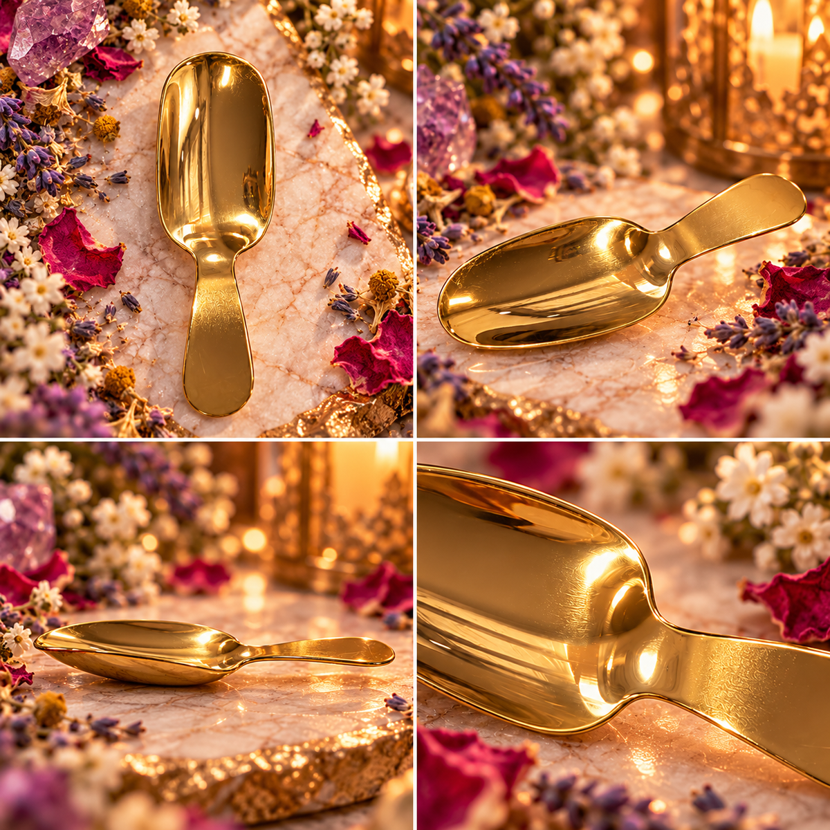 The Golden Spoon | Luxe Ritual Tea Scoop