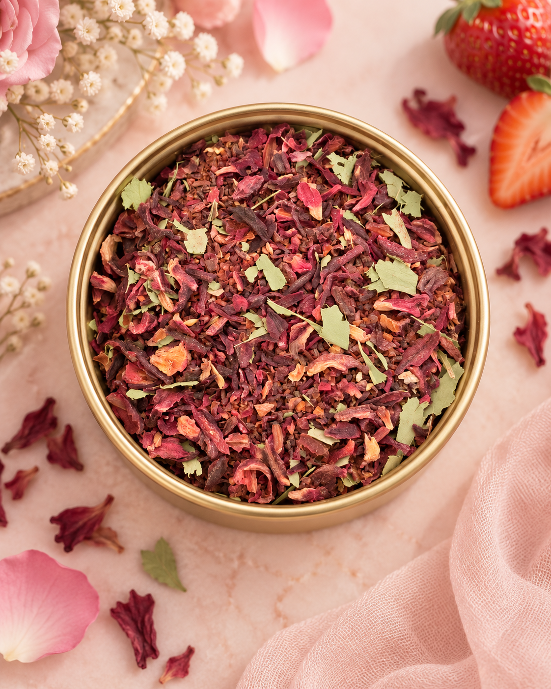 Strawberry Spell | Restorative Herbal Tea Blend