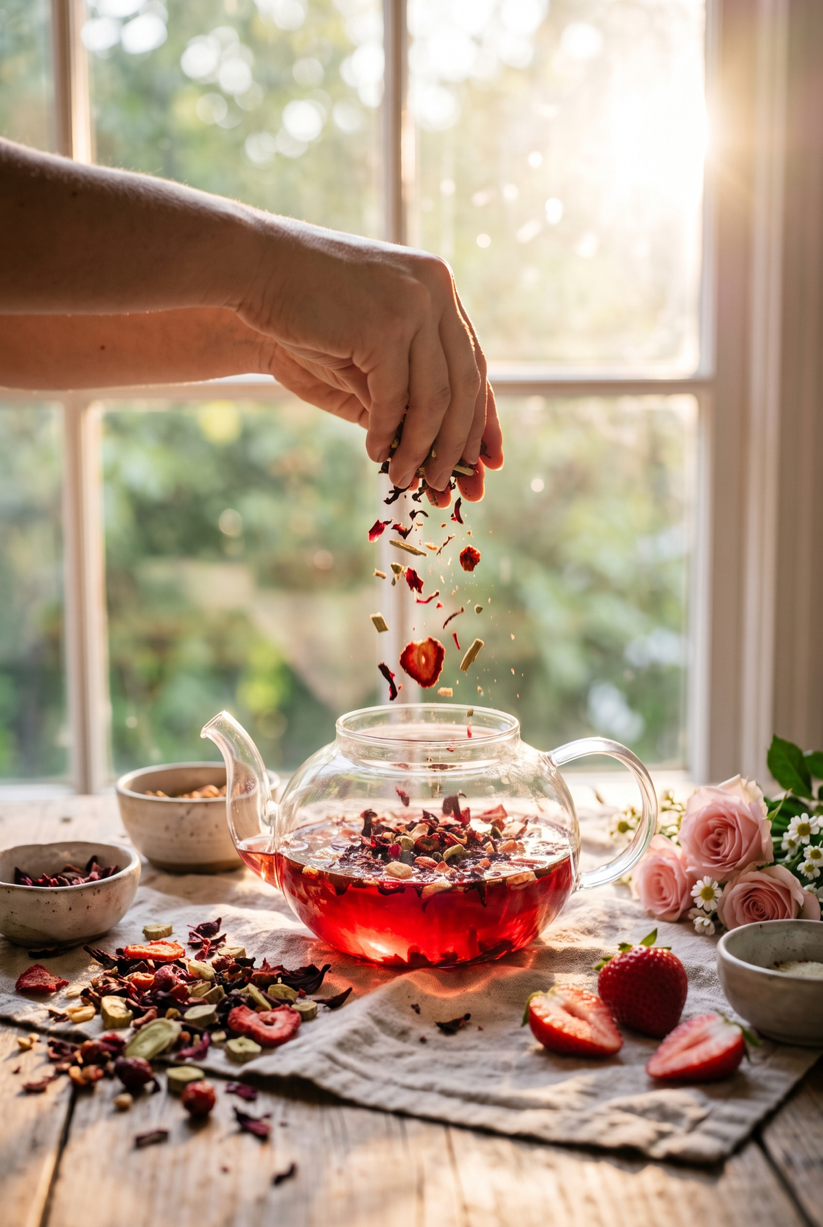 Strawberry Spell | Restorative Herbal Tea Blend